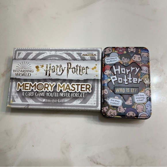 Harry Potter Memory Master Card Game & Who is it? Game - Picture 1 of 4